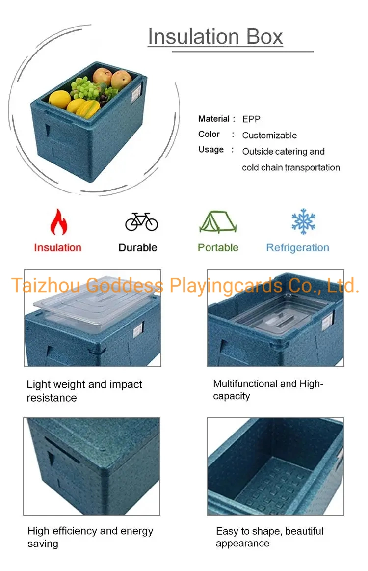 Insulated Waterproof EPP Foam Cooler Box for Food