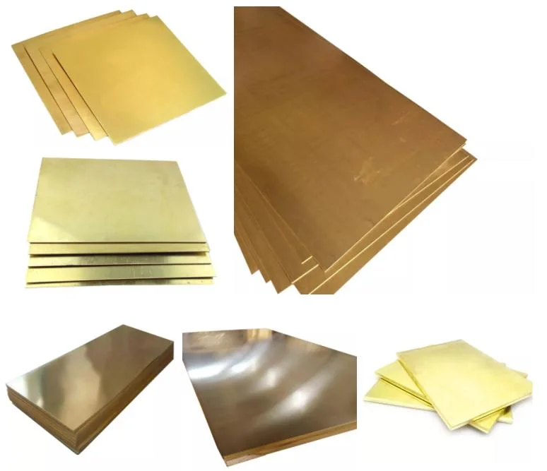 High Quality Copper Oxidized Sheet T2 0.3mm-5 mm Brass Sheet for Especial Seawater Resistance