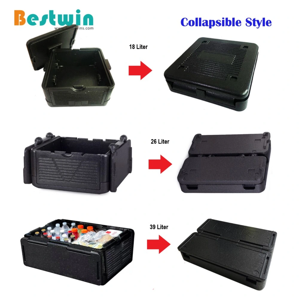 Wholesales Foldable EPP Foam Flip Box Collapsible Iceless Cooler Box Insulated