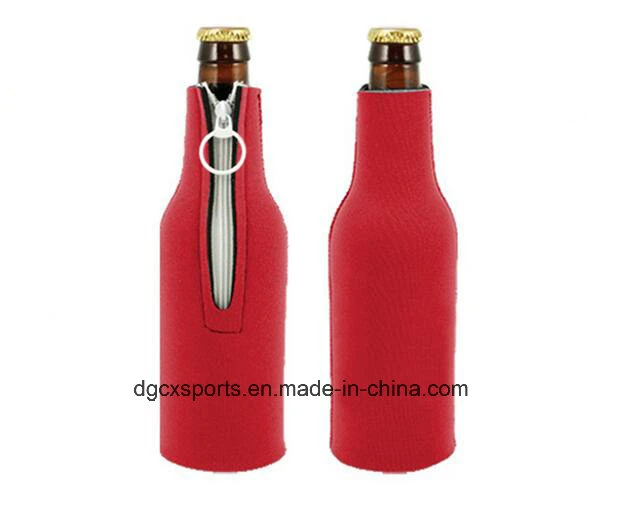 Neoprene Insulated Carrier Can Bottle Beer Cooler for Backpack Hiking, Portable Neoprene Wine Stubby Cooler Bottle Cooler Carrier Cover Sleeve Tote Bag Pouch