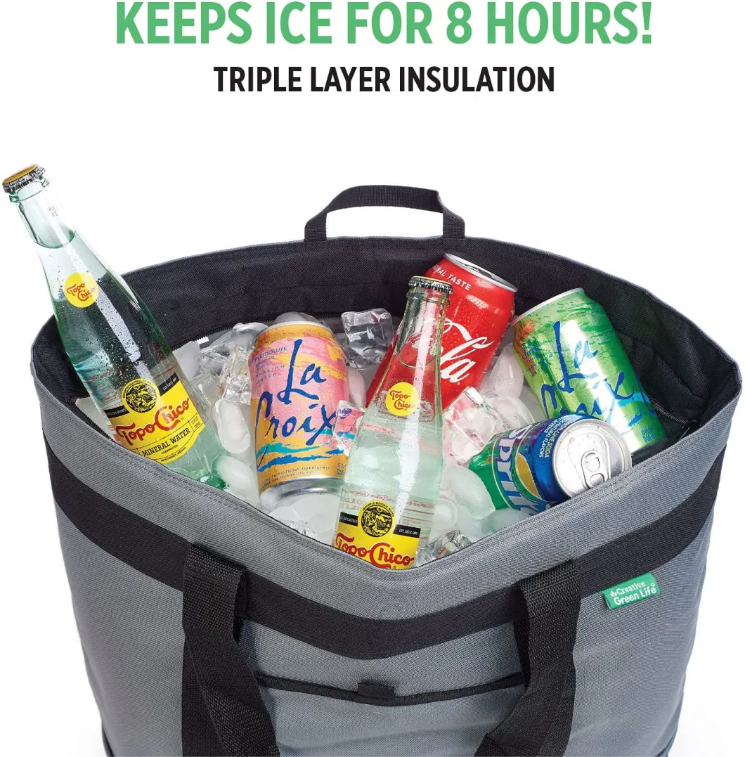 30-Can Quality Soft Cooler Makes a Perfect Insulated Grocery Bag, Food Delivery Bag, Travel Cooler Bag, or Beach Cooler