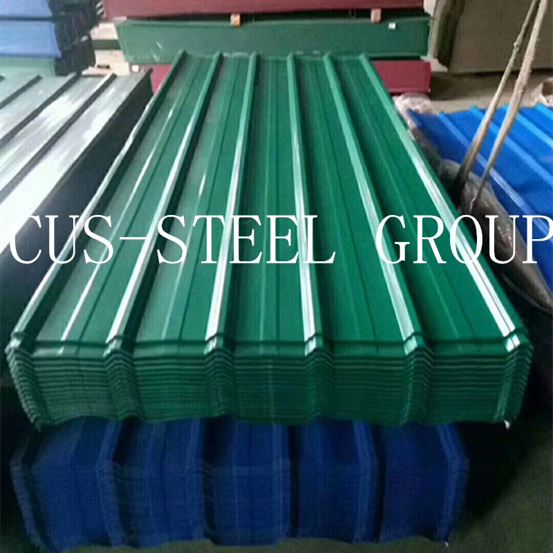 China Factory Corrugated Colour Iron Plate/Color Profiled Steel Roofing Sheet