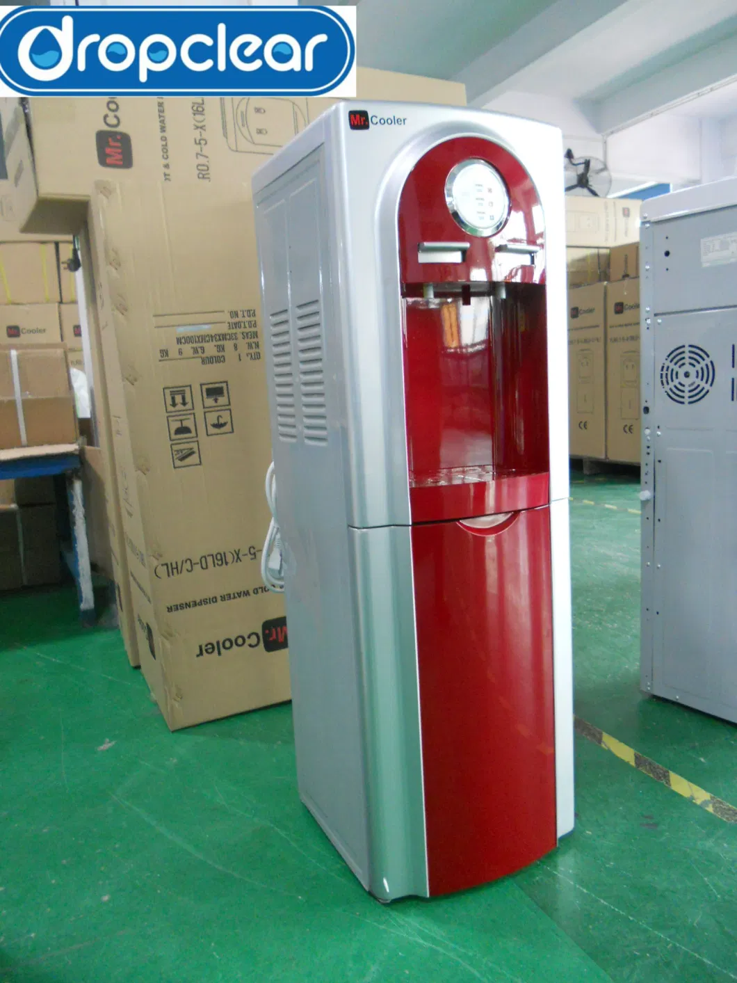 Floor Free Standing Compressor Hot &amp; Cold Pipe Line Bottless Water Dispenser Cooler